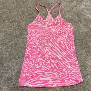 Delia’s Racerback Tanktop Size XS in Pink and White